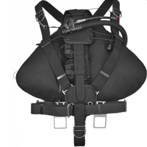 Black manta sidemount BCD
